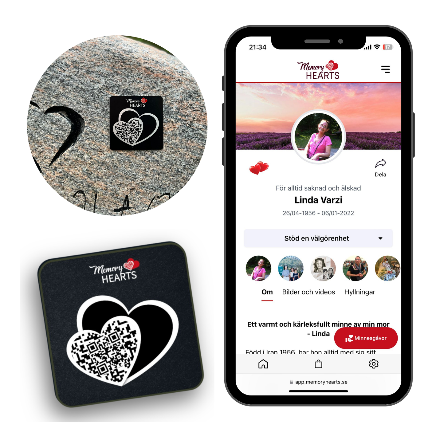 Memoryhearts minnessida
